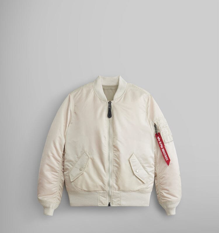 Alpha Industries Ma-1 Bomber Jacket W In White
