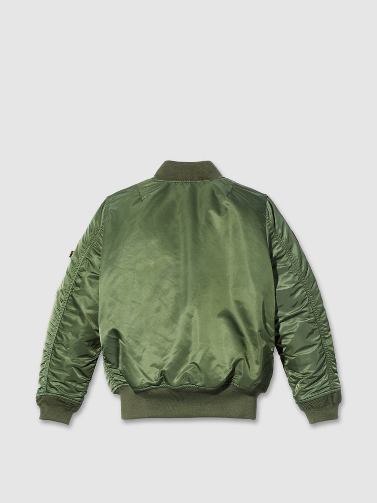 Youth Ma-1 Bomber Jacket W/ Patches