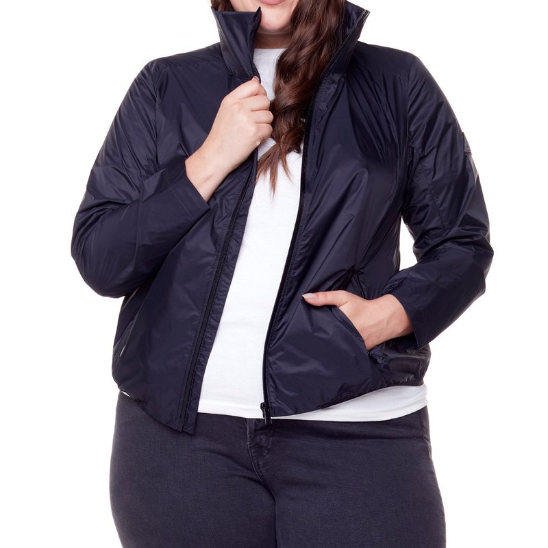 Alpine North Women's Recycled Ultralight Windshell Jacket, Black/plus Size