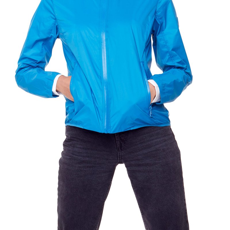 Alpine North Women's Recycled Ultralight Windshell Jacket, Blue