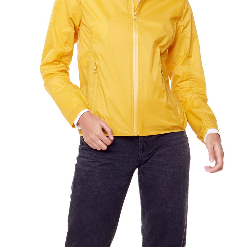 Alpine North Women's Recycled Ultralight Windshell Jacket, Yellow