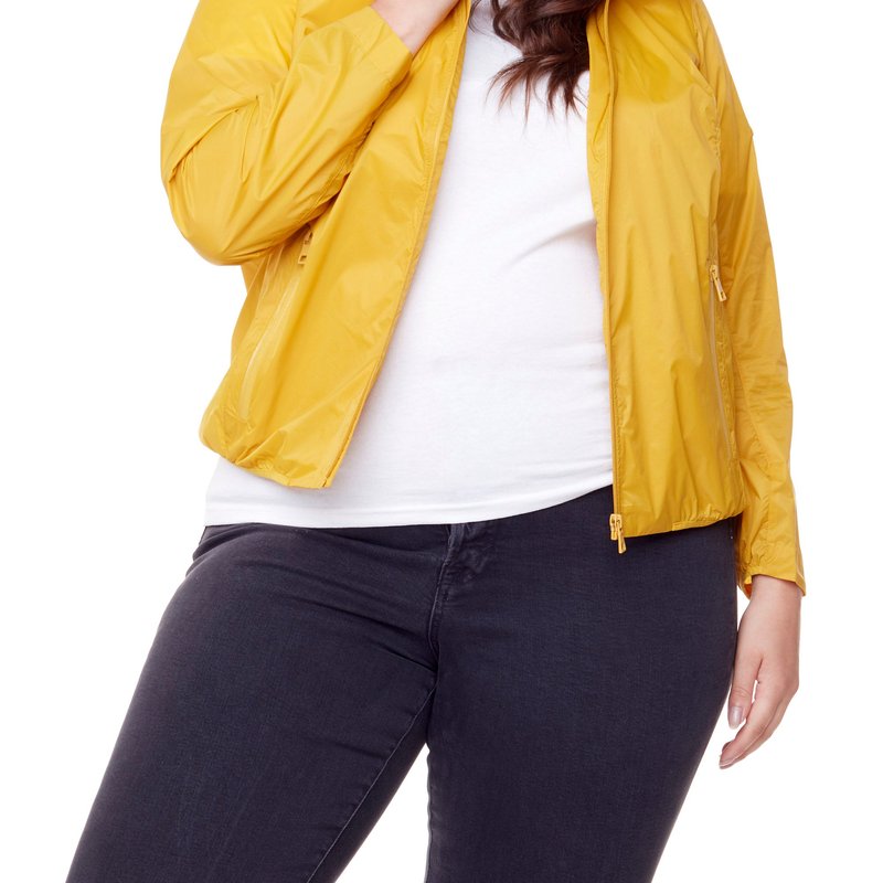 Alpine North Women's Recycled Ultralight Windshell Jacket, Yellow/plus Size