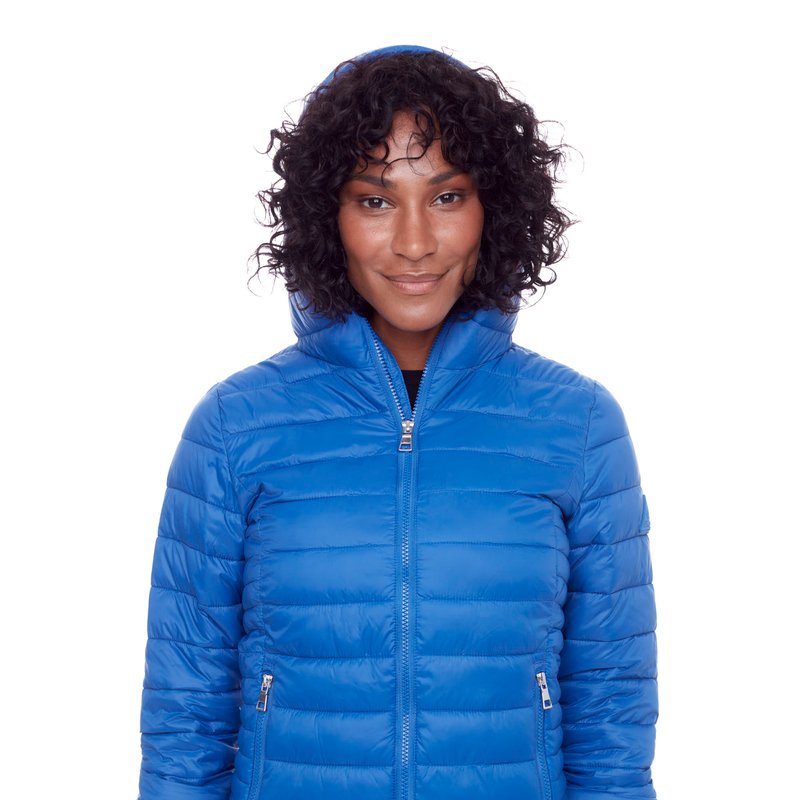 Shop Alpine North Yoho Ladies' | Women's Vegan Down (recycled) Lightweight Packable Puffer, Cobalt In Blue