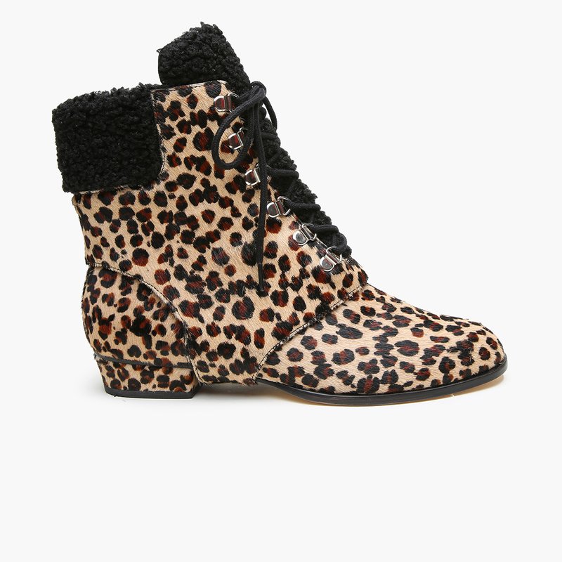 Alterre Leopard Chelsea Boot + Junko Strap In Brown