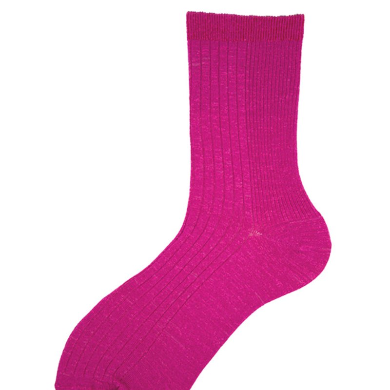 Alto Milano Rose Donna Short Socks In Pink