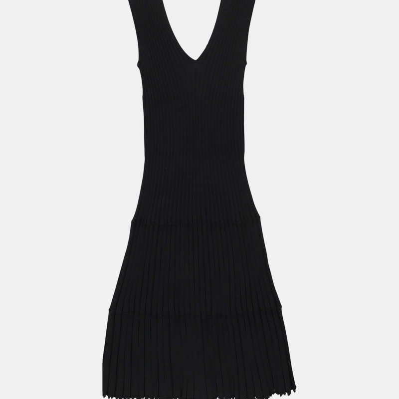 Altuzarra Women's Black Riggs Rib-knit Midi Dress