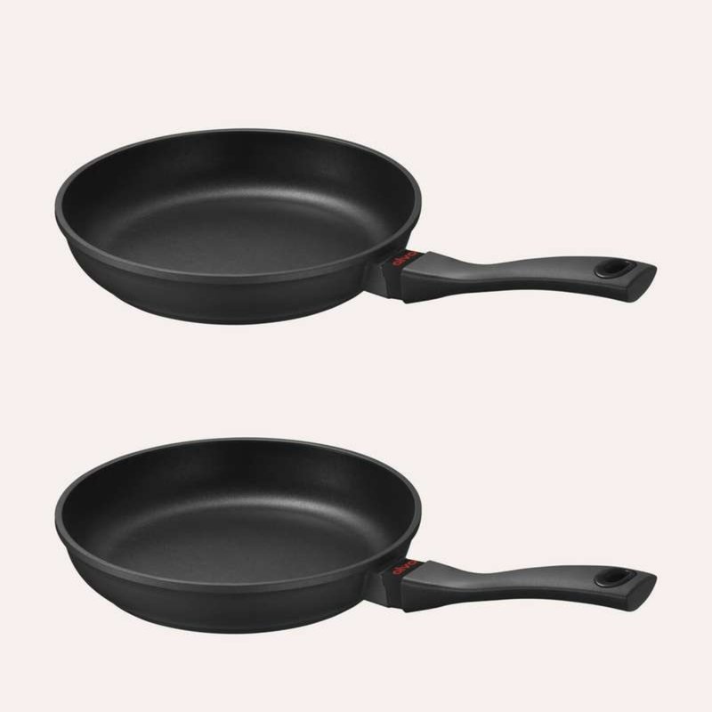 Alva Cookware Energy Nonstick 2-piece Frying Pan Set In Brown