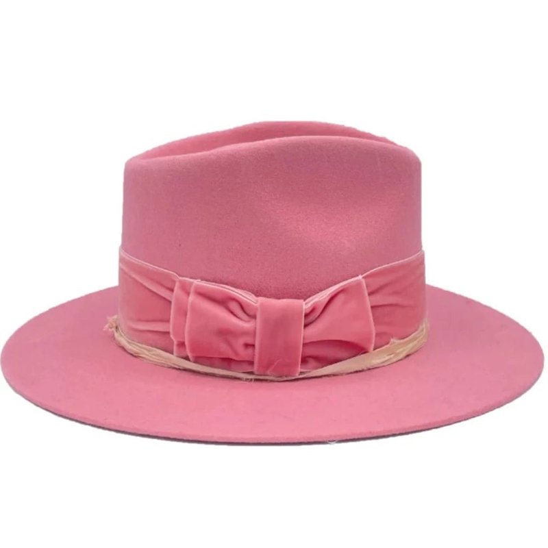 Alyson Eastman Blush Hat In Pink