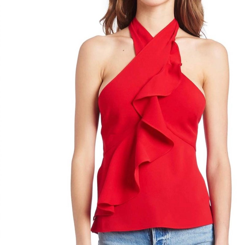Shop Amanda Uprichard Cabo Top In Red