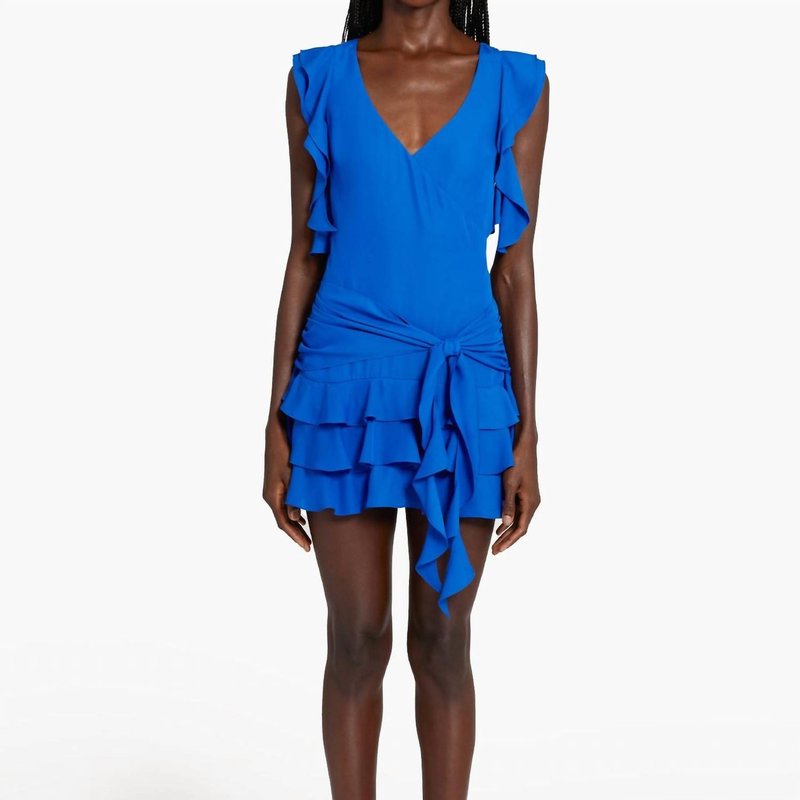 Shop Amanda Uprichard Carissa Dress In Cobalt In Blue