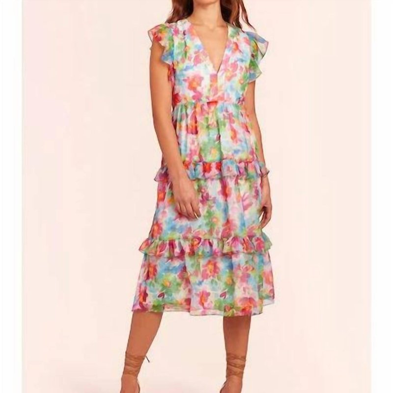Shop Amanda Uprichard Chamomile Dress In Pink