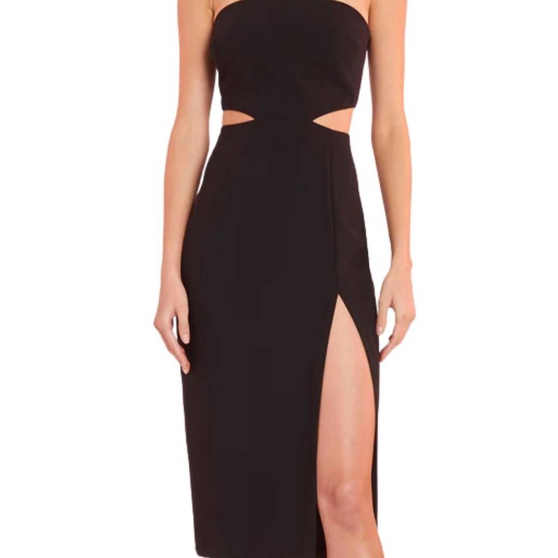 Shop Amanda Uprichard Kloss Dress In Black