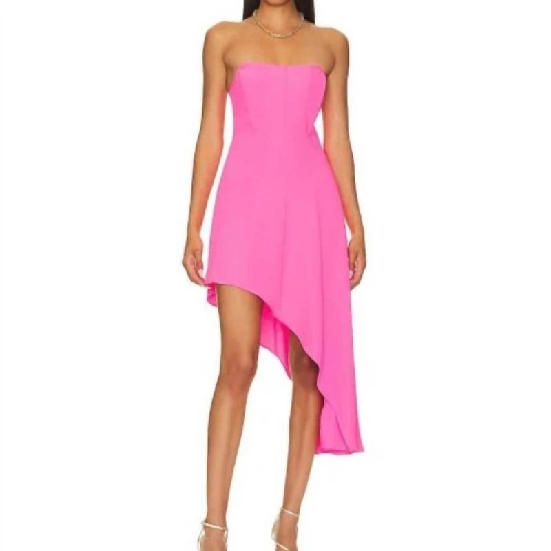 Shop Amanda Uprichard Muse Dress In Pink