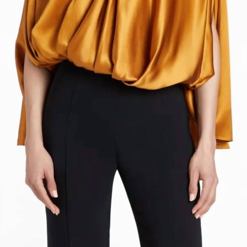 Shop Amanda Uprichard Odessa Silk Top In Orange