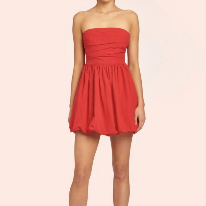 Shop Amanda Uprichard Oscar Dress In Red