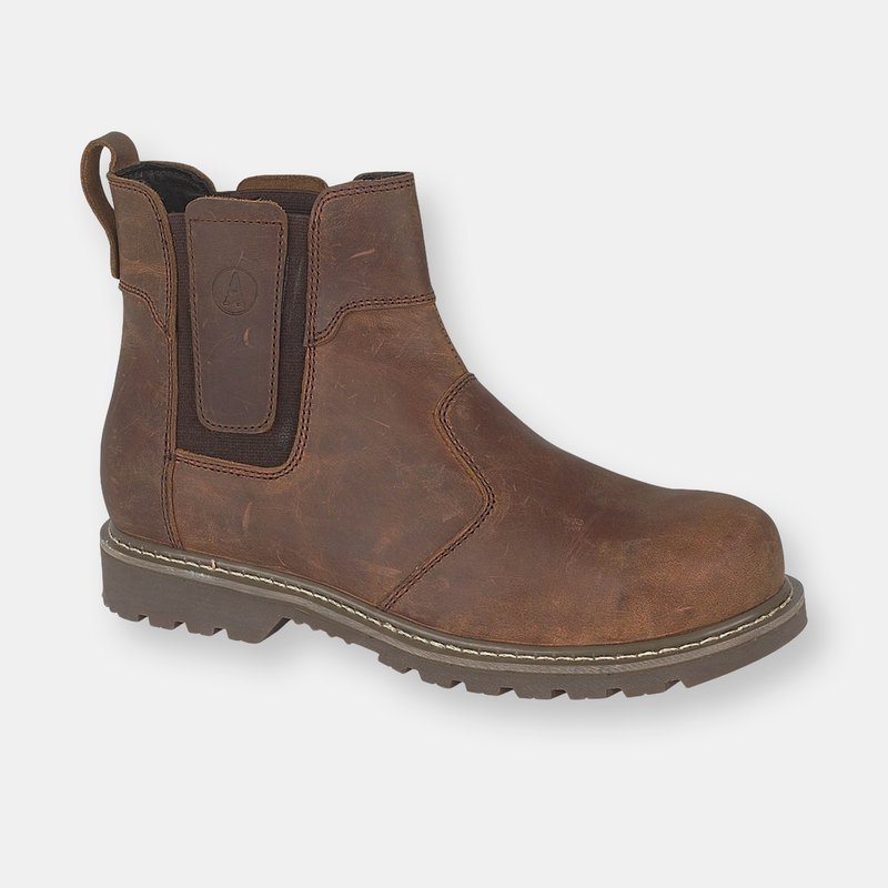 Amblers Abingdon Casual Dealer Boot / Mens Boots (brown Crazy Horse)