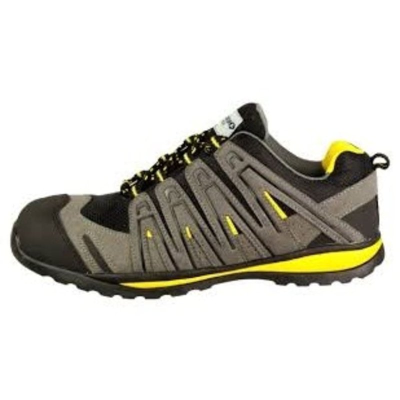 Amblers Safety Fs42c Safety Trainer / Mens Shoes (black/grey/yellow)
