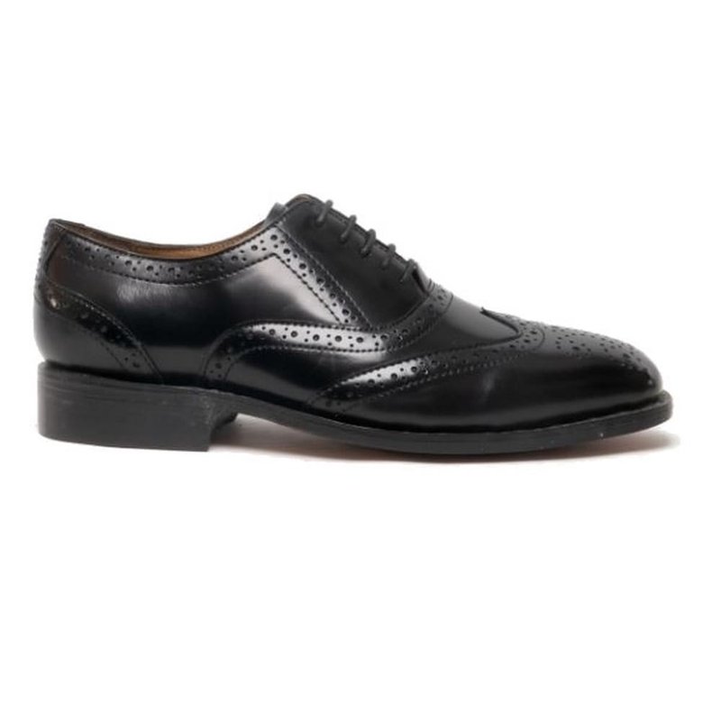 Amblers Ben Leather Soled Mens Shoes In Black