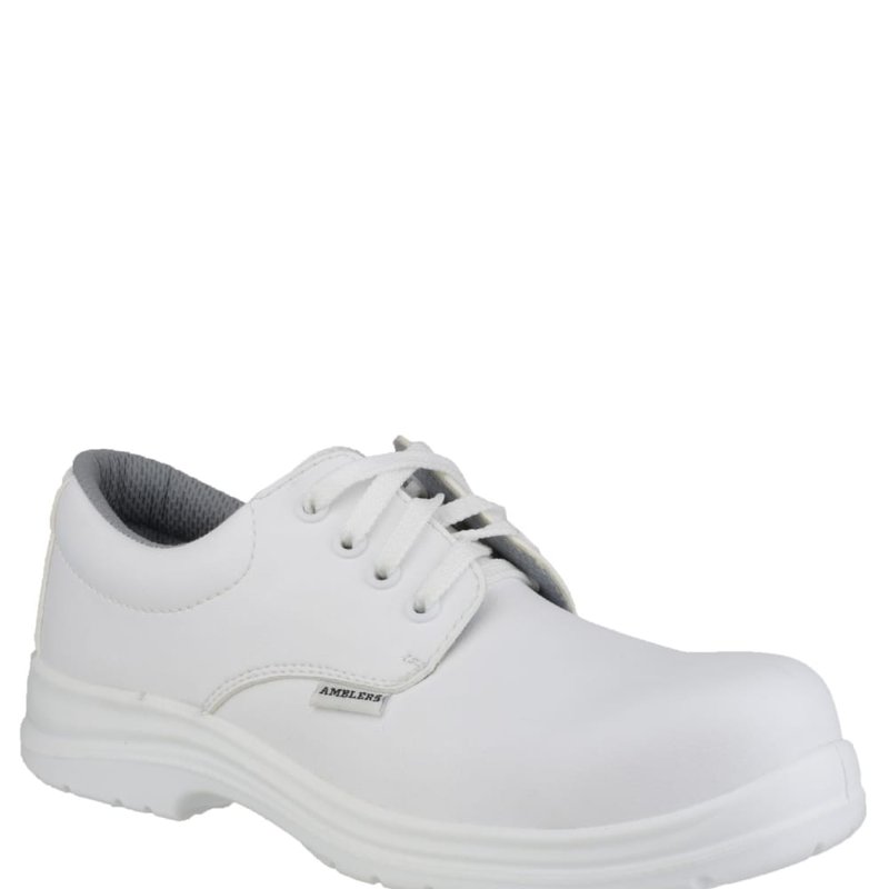 Amblers Fs511 White Unisex Safety Shoes