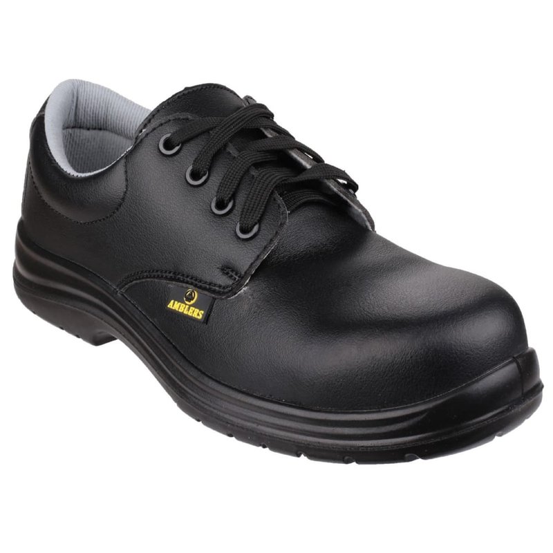 Amblers Fs662 Unisex Safety Lace Up Shoes In Black
