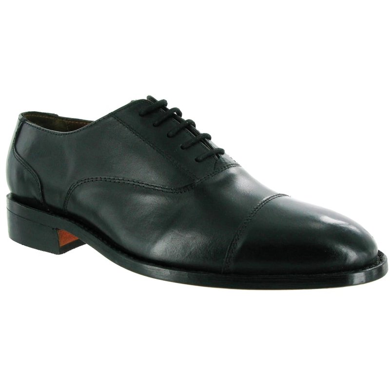 Amblers James Leather Soled Mens Shoe In Black