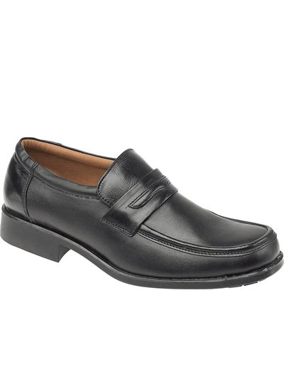 Amblers Manchester Leather Loafer / Mens Shoes - Black product
