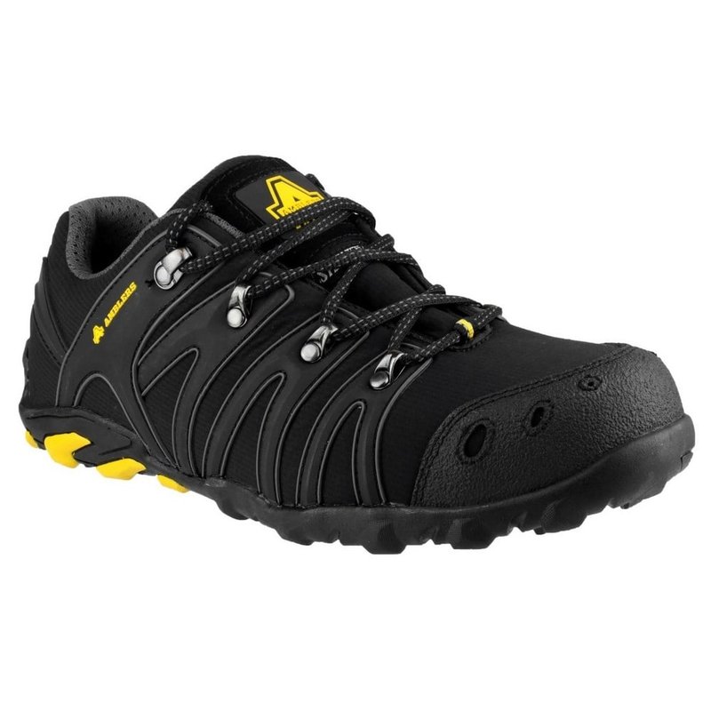 Amblers Unisex Fs23 Softshell Safety Trainers In Black