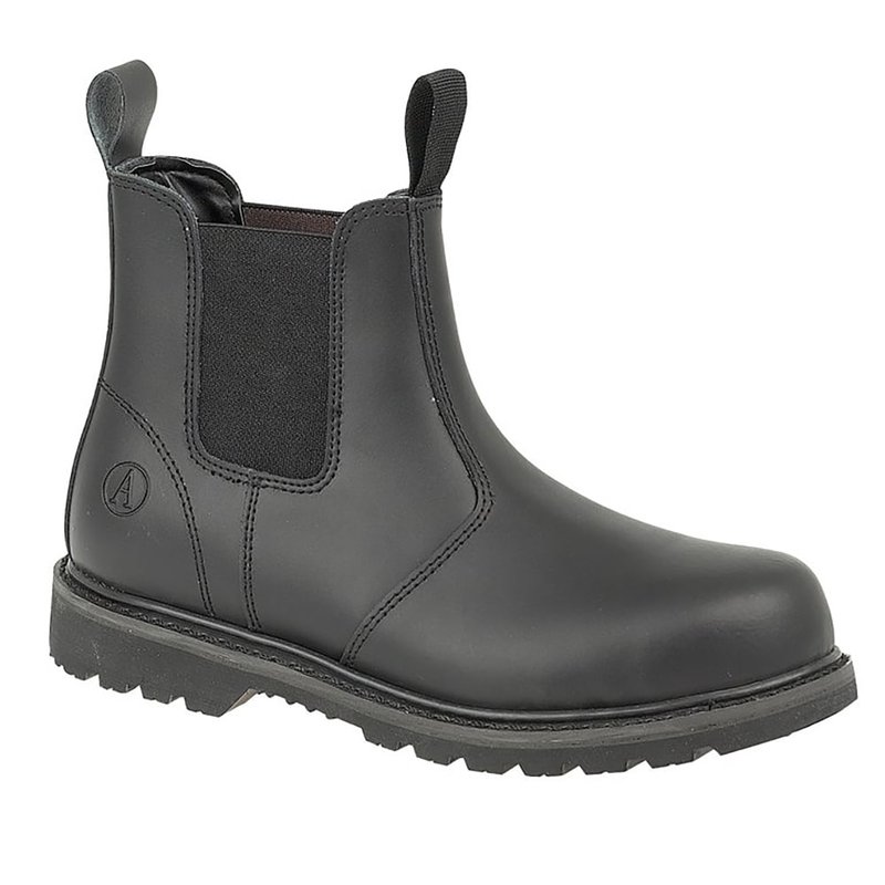 Amblers Unisex Steel Fs5 Pull-on Dealer Boot / Womens Mens Boots In Black