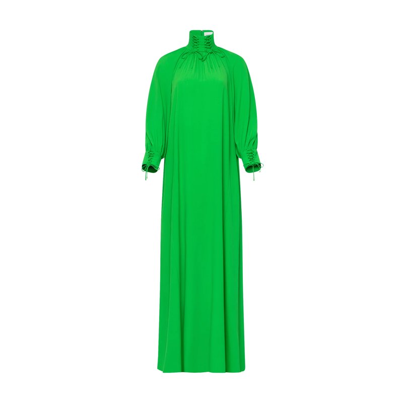 Ameera Lisa Corset Maxi Dress In Green
