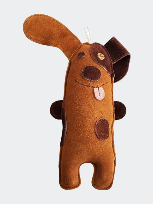 American Pet Supplies Silly Puppy Dog Toy In Brown