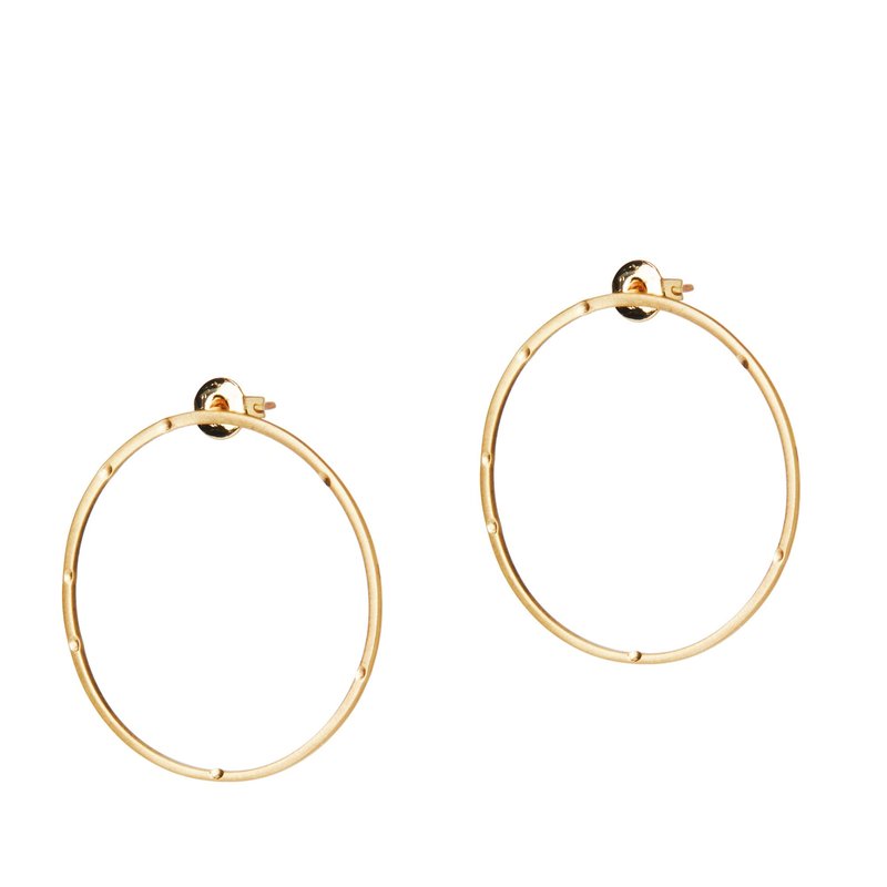 Amorcito Venus Stud Earrings In Gold Plated