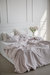 Linen bedding set in Cream - Cream