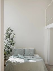Linen bedding set in Sage Green - Sage Green