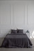Linen duvet cover in Charcoal - Charcoal