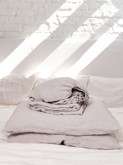 AmourLinen Linen sheets set in Cream product