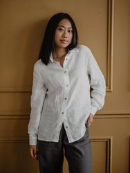 Norkapp classic linen shirt - White