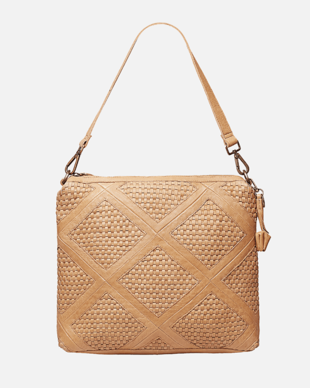 Amsterdam Heritage 6031 Middel | Bohemian Leather Crossbody Bag In Brown