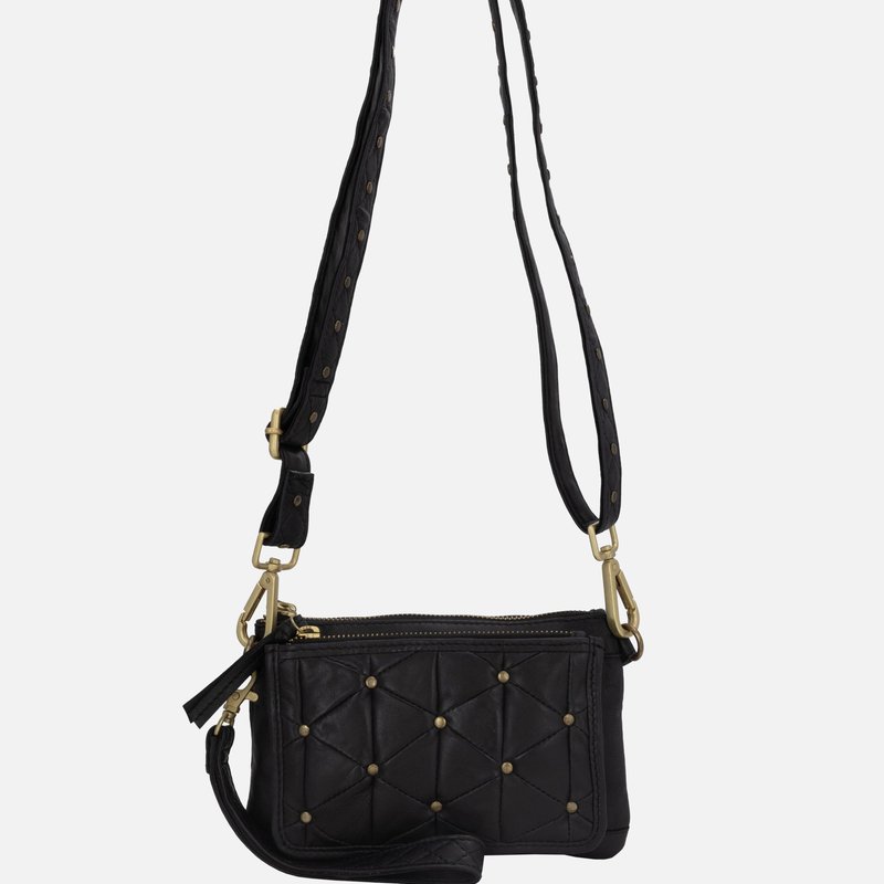 Shop Amsterdam Heritage Bosscha | Pillow Leather Mini Bag In Black