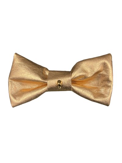 Amy Page DeBlasio Gold Leather Studded Bow product