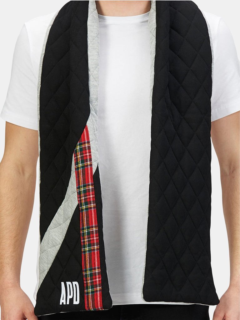 Quilted Patchwork Logo Scarf