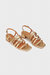 Golden Agata Sandals