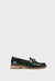 Green Patent Naily Loafers - Green