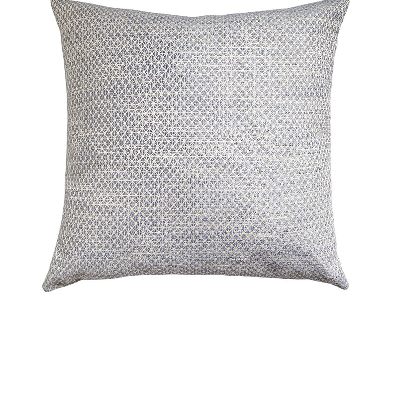 Shop Anaya Home Coastal Breeze Indigo Indoor Outdoor Pillow In Blue
