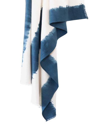 Anaya Home Indigo Blue Tie Dye Cotton Throw product