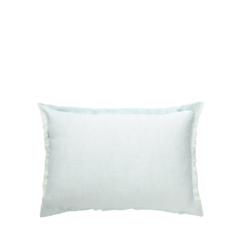 Anaya Home Light Blue So Soft Linen Pillow
