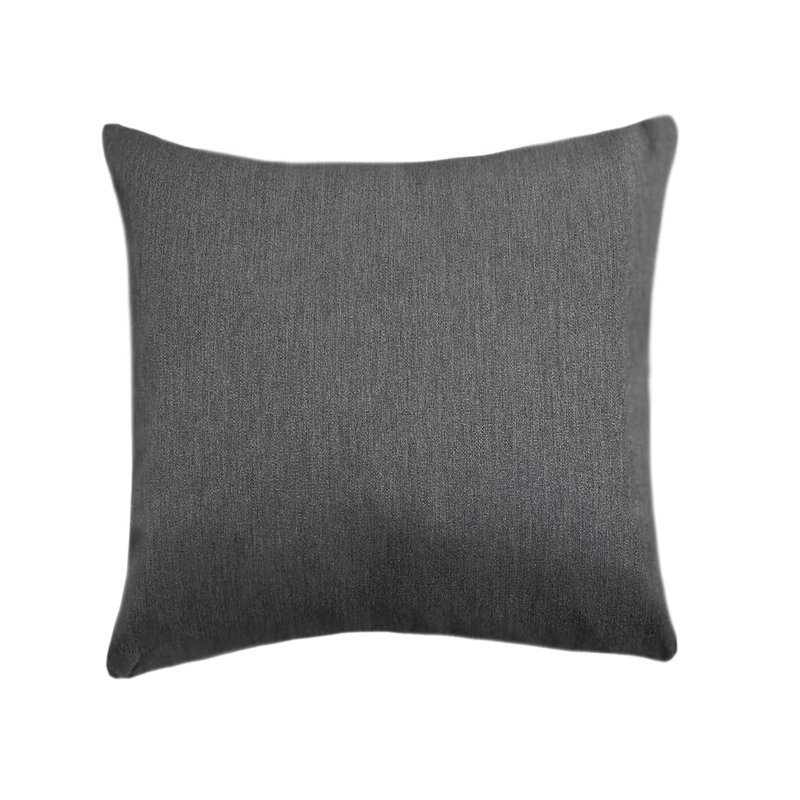 Anaya Home Luxe Essential Dark Grey Indoor And Outdoor Pillow In Gray