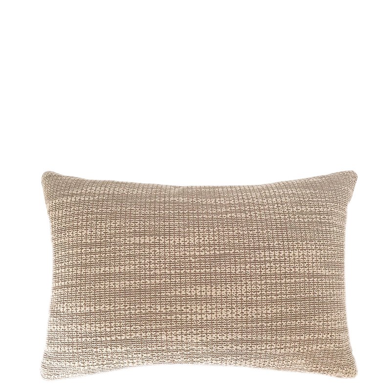 Shop Anaya Home Natural Waves Mocha Indoor And Outdoor Pillow In Brown