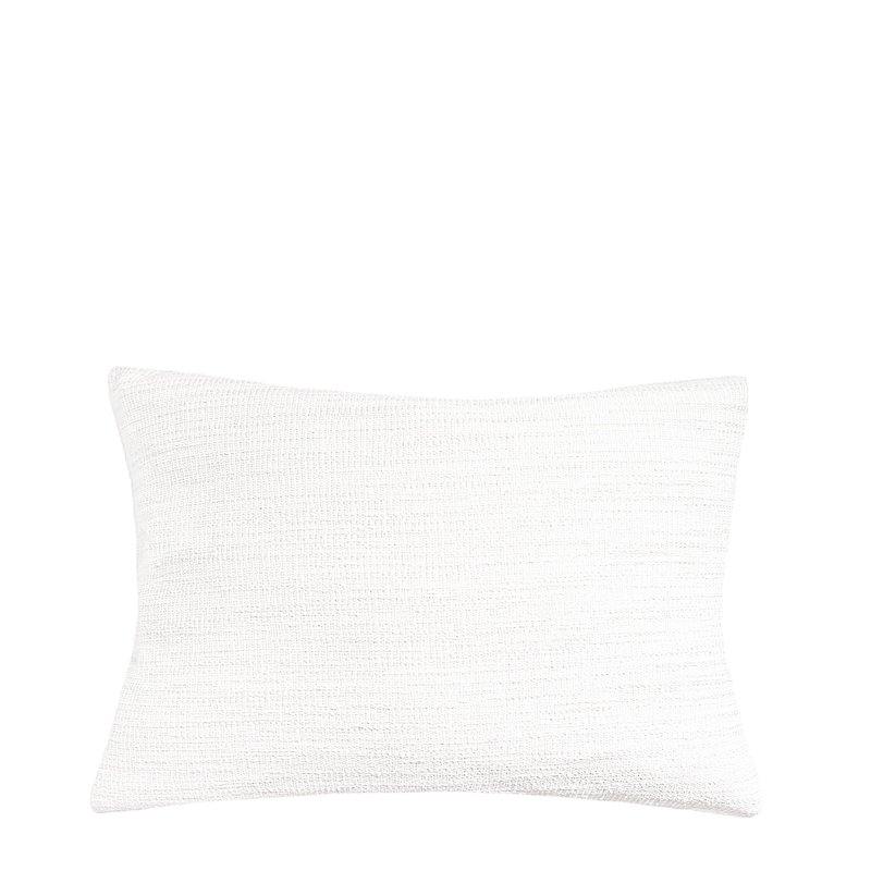 Shop Anaya Home Seaside Smooth White Indoor Outdoor Pillow 14x20