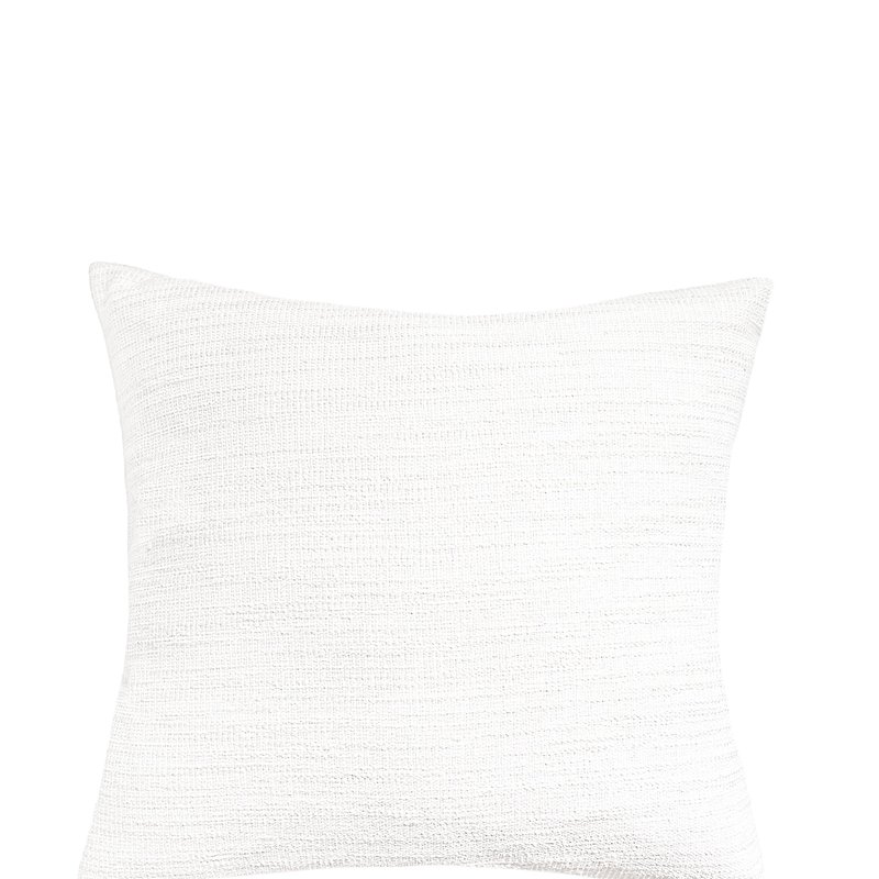 Shop Anaya Home Seaside Smooth White Indoor Outdoor Pillow 24x24