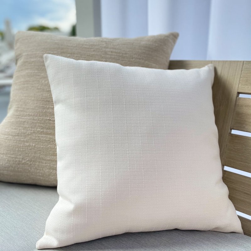 Anaya Home Summer Classic White Indoor And Outdoor Pillow